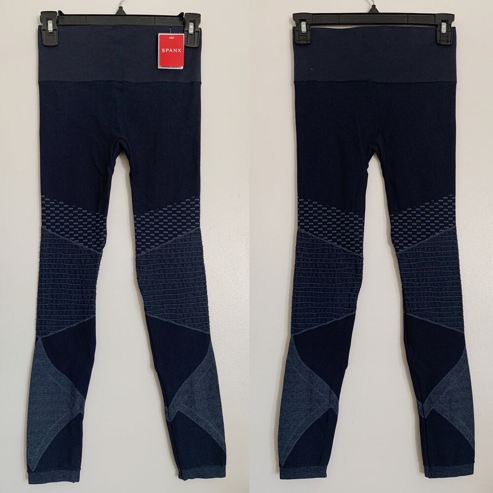Indigo Sky SPANX Look At Me Now Seamless Moto Leggings XS